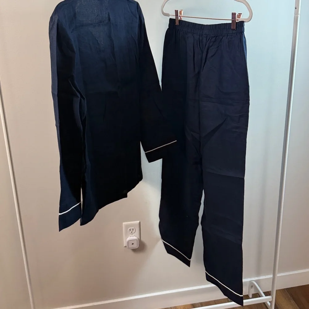 💠NWT QUINCE 100% Linen Pajama Set (XS) - Picture 4 of 5